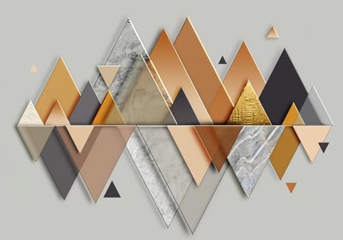 Fototapete 3d effekt Geometrie Goldene Abstrakte Geometrische Dreieck Glas Marmor Textur 250cmx175cm Schlafzimmer Wohnzimmer Wandbild Wanddeko Wandtapete Fototapete 3d effekt Geometrie Goldene Abstrakte Geometrische Dreieck Glas Marmor Textur 250cmx175cm Schlafzimmer Wohnzimmer Wandbild Wanddeko Wandtapete von STROXTH WALLPAPER