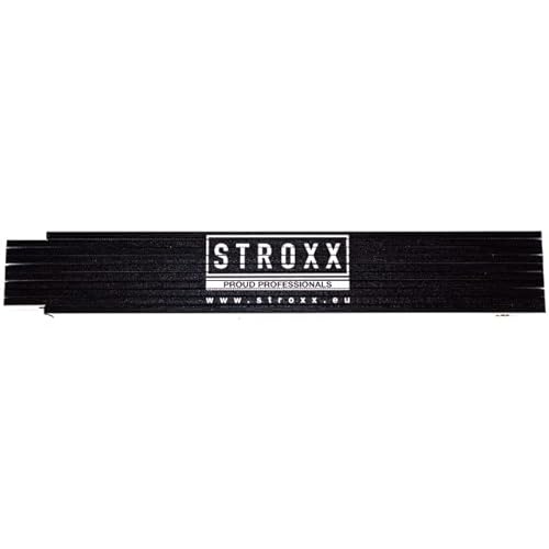 STROXX® 20x Zollstock |2 Meter| Gliedermaßstab | Meterstab | mit innenliegendem Winkelbeschlag | Rastet genau im rechten Winkel ein (90°) | CE-Zertifizierung | Made in Germany (20) von STROXX