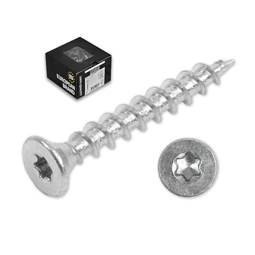 STROXX 200x Holzschrauben 4,0x70mm - Torx Antrieb - Vollgewinde - Senkkopf - Spanplattenschrauben - Korrosionsschutz - verzinkt - selbstschneidend - Universalschraube - Holzbauschraube STROXX 200x Holzschrauben 4,0x70mm - Torx Antrieb - Vollgewinde - Senkkopf - Spanplattenschrauben - Korrosionsschutz - verzinkt - selbstschneidend - Universalschraube - Holzbauschraube von STROXX
