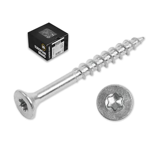 STROXX 200x Holzschrauben 5,0x60mm - Torx Antrieb - Teilgewinde - Senkkopf - Spanplattenschrauben - Korrosionsschutz - verzinkt - selbstschneidend - Universalschraube - Holzbauschraube STROXX 200x Holzschrauben 5,0x60mm - Torx Antrieb - Teilgewinde - Senkkopf - Spanplattenschrauben - Korrosionsschutz - verzinkt - selbstschneidend - Universalschraube - Holzbauschraube von STROXX