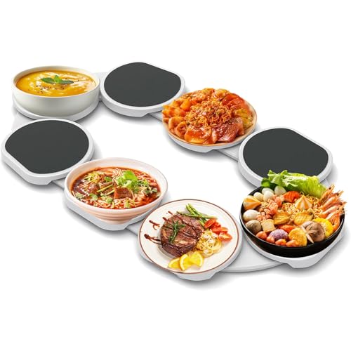 Ausziehbarer Lazy Susan Turntable Für Esstisch, Lazy Susan Turntable, Ausziehbares Desktop-Drehregal Für Küche Und Esstisch, Tragbarer Lebensmittelbecher von STRTG