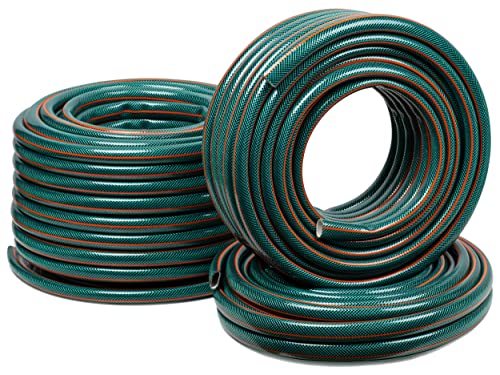 STRÜBER Gartenschlauch 4-lagig (1" Zoll – 50 m Länge) BOS Bewässerungsschlauch mit Kreuzgewebe UV-beständig Schlauch PVC flexibler Wasserschlauch von STRÜBER