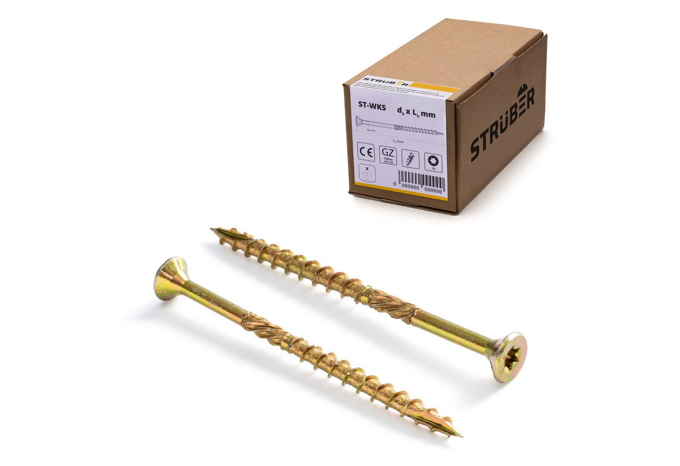 STRÜBER Holzbauschraube Spanplattenschrauben mit Senkkopf und TX-Antrieb STRÜBER Holzbauschraube Spanplattenschrauben mit Senkkopf und TX-Antrieb von STRÜBER