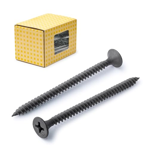 STRÜBER Schnellbauschrauben mit Senkkopf und PH2-Antrieb (3,5 x 25 mm / 1000 Stück.) - phosphatierte Trockenbauschrauben - Gipskartonschrauben mit Feingewinde - Befestigung an Metallunterkonstrunktion von STRÜBER