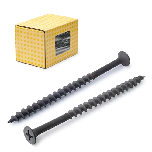 STRÜBER Schnellbauschrauben mit Senkkopf und PH2-Antrieb (3,5 x 25 mm / 1000 Stück.) - phosphatierte Trockenbauschrauben - Gipskartonschrauben mit Grobgewinde - Befestigung an Holzunterkonstrunktion von STRÜBER