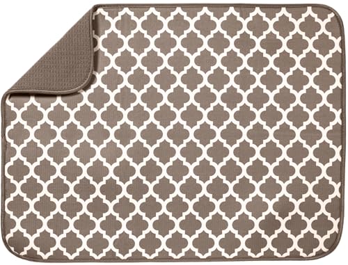 S&T INC. S&T XL Abtropfmatte aus Mikrofaser Rankgitter Taupe S&T INC. S&T XL Abtropfmatte aus Mikrofaser Rankgitter Taupe von S&T INC.