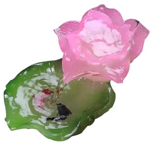 STSTS Tee-Haustier-Dekor, chinesisches Farbwechsel-Lotus-Tee-Haustier aus Kunstharz for die Heimteezeremonie, Dekorationszubehör STSTS Tee-Haustier-Dekor, chinesisches Farbwechsel-Lotus-Tee-Haustier aus Kunstharz for die Heimteezeremonie, Dekorationszubehör von STSTS