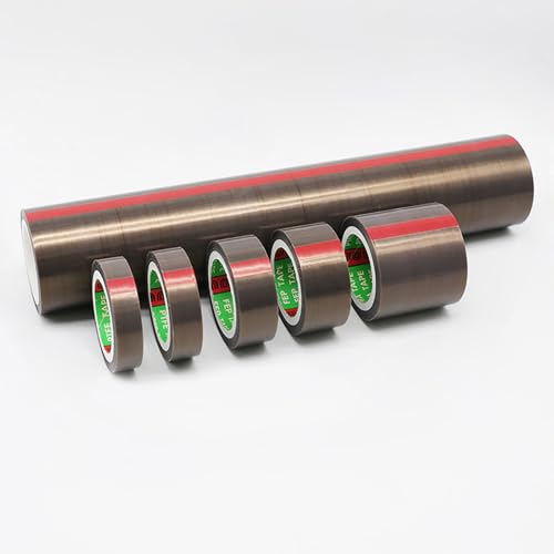 STSTS Teflonband, 0,05 mm Dickes, 80–100 mm breites PTFE-Klebeband for Vakuumiermaschinen und die Elektroindustrie, 10 Meter lang, 80 mm(90mm) von STSTS