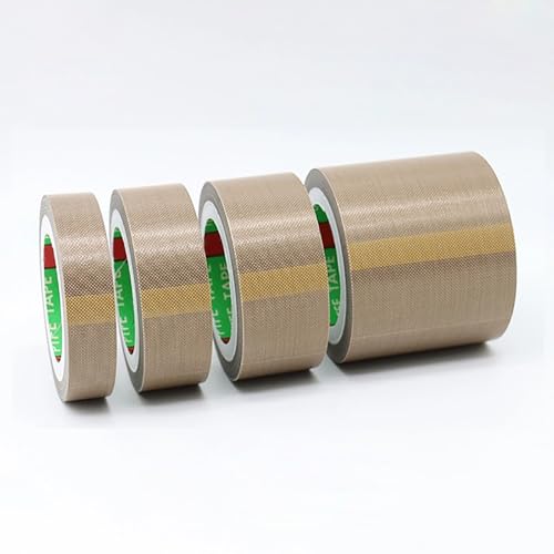 STSTS Teflonband, 0,13 mm Dickes, 80–100 mm Breites PTFE-Klebeband for Vakuumiermaschinen und die Elektroindustrie, 10 Meter lang, 90 mm(100mm) von STSTS
