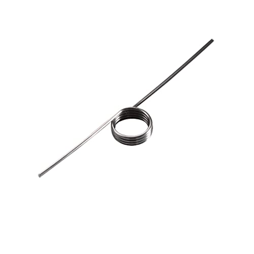 Torsionsfedern, 5 Stück, Drahtdurchmesser 2 mm, Außendurchmesser 28 mm, mechanische Torsionsfedern aus Federstahl, Winkel 45 °, 2 x 28 mm – 6 Umdrehungen – 45 °(2x28mm-4 Turns - 180°) von STSTS