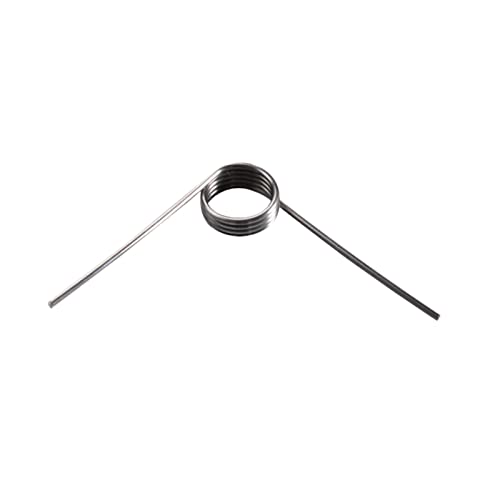 Torsionsfedern, 5 Stück, Drahtdurchmesser 2 mm, Außendurchmesser 28 mm, mechanische Torsionsfedern aus Federstahl, Winkel 45 °, 2 x 28 mm – 6 Umdrehungen – 45 °(2x28mm-6 Turns - 90°) von STSTS