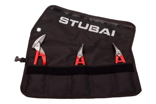 STUBAI Mini-Scheren-Set | Rolltasche, 3-teilig | nicht - isoliert | rechte & linke Blechschere | Mini Durchlaufschere | Profi-Spenglerwerkzeug kompakt & griffbereit STUBAI Mini-Scheren-Set | Rolltasche, 3-teilig | nicht - isoliert | rechte & linke Blechschere | Mini Durchlaufschere | Profi-Spenglerwerkzeug kompakt & griffbereit von STUBAI