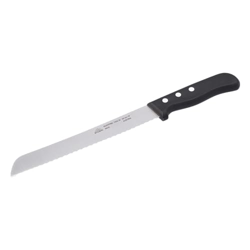 STUBAI Scharfes Brotmesser 200 mm Brotsäge „Tirol“ mit Wellenschliff aus Edelstahl für müheloses Schneiden von Brot, Kuchen & anderen Backwaren, rostfrei, spülmaschinenfest, für Küche Gastronomie STUBAI Scharfes Brotmesser 200 mm Brotsäge „Tirol“ mit Wellenschliff aus Edelstahl für müheloses Schneiden von Brot, Kuchen & anderen Backwaren, rostfrei, spülmaschinenfest, für Küche Gastronomie von STUBAI