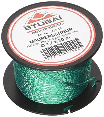 Stubai 443115 Maurerschnur auf Spule Ø 1, 7 mm grün 50 m von STUBAI