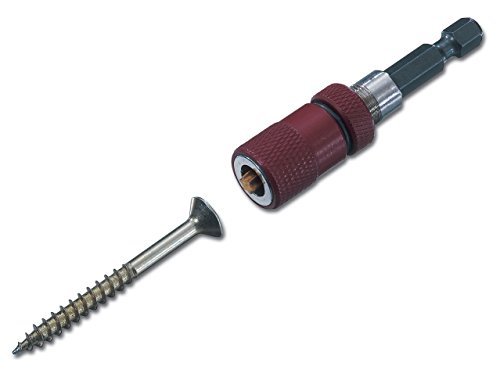 Stubai 9002793845708 Bit-Magnethalter mit Tiefenanschlag 1/4" 60mm rot Medium von STUBAI