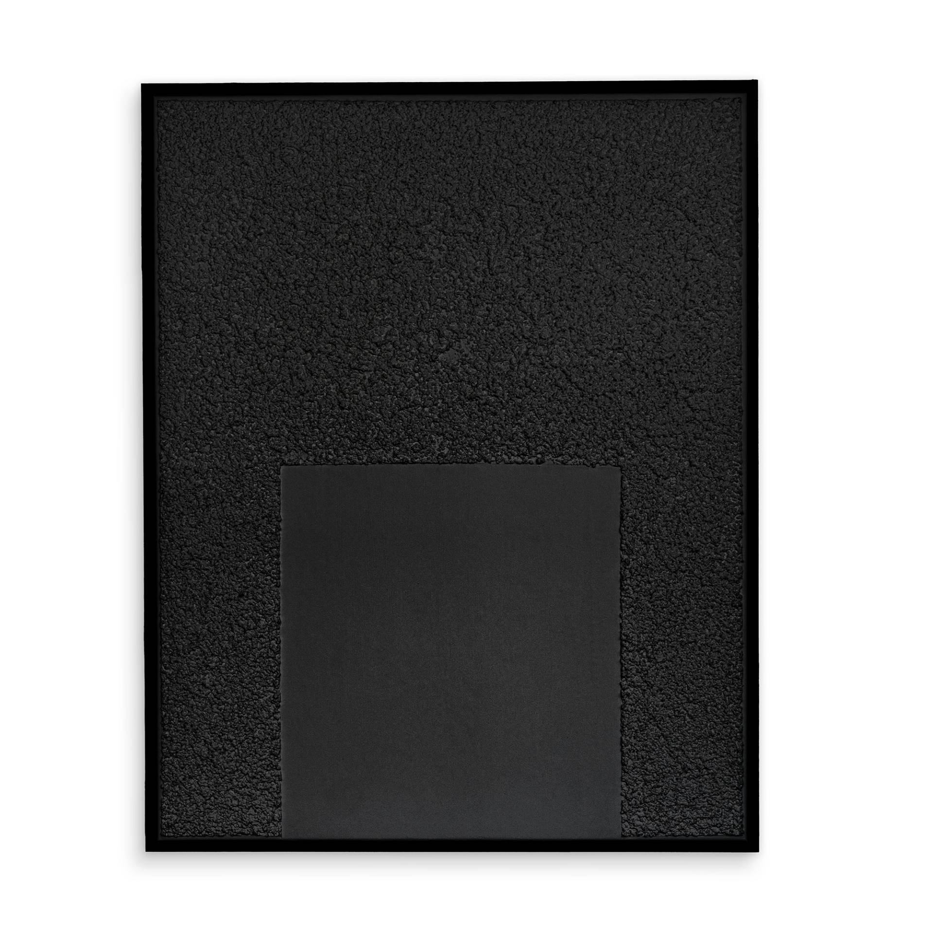 Studio Mykoda - SAHAVA Shadow 2 3D Wanddekoration 60x80cm - schwarz/Rahmen schwarz lasiert/BxH 60x80cm/Jedes Stück ein Unikat! von Studio Mykoda