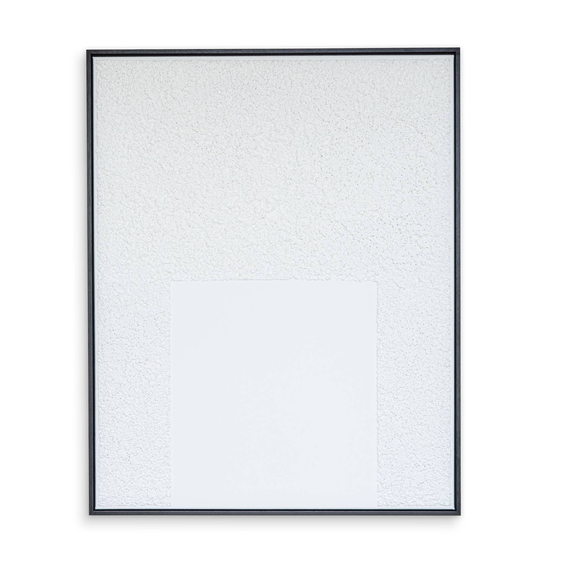 Studio Mykoda - SAHAVA Shadow 2 3D Wanddekoration 60x80cm - weiß/Rahmen schwarz lasiert/BxH 60x80cm/Jedes Stück ein Unikat! von Studio Mykoda