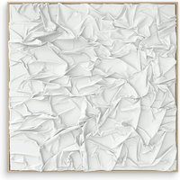 Studio Mykoda - SAHAVA Dune 2, 80 x 80 cm, weiß / Rahmen Kiefer natur von Studio Mykoda