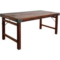 Vintage Esstisch Aus Altholz, Shabby-Chic Klapptisch Holz, Speisetisch Recyceltem 165 cm von STUFFLoft