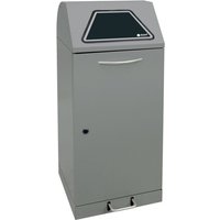 Stumpf - Sortsystem Modul-Vario 120, graualu-struktur Innenbehälter, 120 Liter, Trethebel Stumpf - Sortsystem Modul-Vario 120, graualu-struktur Innenbehälter, 120 Liter, Trethebel von STUMPF