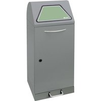 Stumpf - Sortsystem Modul-Vario 75, graualu-struktur ProSlide-System, 75 Liter, Trethebel von STUMPF