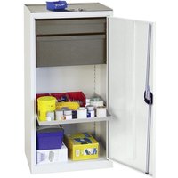 Werkzeug- und Materialschrank Serie 3000 lichtgrau + 1 Schublade 100 mm + 1 Schublade 200 mm + 1 Auszugsboden - 3001307 - Stumpf Werkzeug- und Materialschrank Serie 3000 lichtgrau + 1 Schublade 100 mm + 1 Schublade 200 mm + 1 Auszugsboden - 3001307 - Stumpf von STUMPF