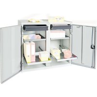 Werkzeug- und Materialschrank Serie 3000 lichtgrau + 2 Schubladen 100 mm + 4 Auszugsboden - 3002207 - Stumpf Werkzeug- und Materialschrank Serie 3000 lichtgrau + 2 Schubladen 100 mm + 4 Auszugsboden - 3002207 - Stumpf von STUMPF