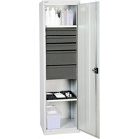 Werkzeug- und Materialschrank Serie 3000 lichtgrau + 3 Schublade 100 mm + 2 Schublade 200 mm + 2 Auszugsböden - 3005607 - Stumpf Werkzeug- und Materialschrank Serie 3000 lichtgrau + 3 Schublade 100 mm + 2 Schublade 200 mm + 2 Auszugsböden - 3005607 - Stumpf von STUMPF