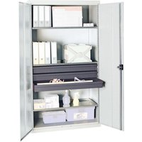 Werkzeug- und Materialschrank Serie 3000 lichtgrau + 3 Schublade 100 mm + 3 Auszugsböden durchgehend - 3008207 - Stumpf Werkzeug- und Materialschrank Serie 3000 lichtgrau + 3 Schublade 100 mm + 3 Auszugsböden durchgehend - 3008207 - Stumpf von STUMPF
