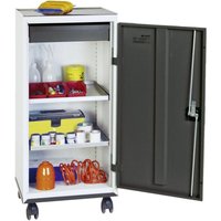 Werkzeug- und Materialschrank Serie 3000 lichtgrau / anthrazitgrau + 1 Schublade 100 mm + 2 Auszugsböden Rolluntersatz - 3093171 - Stumpf Werkzeug- und Materialschrank Serie 3000 lichtgrau / anthrazitgrau + 1 Schublade 100 mm + 2 Auszugsböden Rolluntersatz - 3093171 - Stumpf von STUMPF