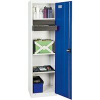 Werkzeug- und Materialschrank Serie 3000 lichtgrau / enzianblau + 2 Schubladen 100 mm + 3 Auszugsböden - 3005174 - Stumpf Werkzeug- und Materialschrank Serie 3000 lichtgrau / enzianblau + 2 Schubladen 100 mm + 3 Auszugsböden - 3005174 - Stumpf von STUMPF