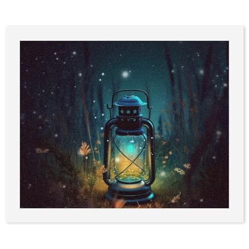 STVNKML Malen nach Zahlen-Set für Erwachsene und Anfänger, DIY Erwachsene Malen nach Zahlen Kits auf Leinwand, Glühwürmchen und Laterne, digitale Ölzahlen, Malset für Heimdekoration, Geschenk, 40 x 50 STVNKML Malen nach Zahlen-Set für Erwachsene und Anfänger, DIY Erwachsene Malen nach Zahlen Kits auf Leinwand, Glühwürmchen und Laterne, digitale Ölzahlen, Malset für Heimdekoration, Geschenk, 40 x 50 von STVNKML