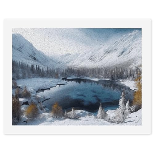 STVNKML Malen nach Zahlen-Set für Erwachsene und Anfänger, DIY Erwachsene Malen nach Zahlen Kits auf Leinwand, Wintergebirge, Schneeszene, digitale Ölnummernmalerei-Kits für Heimdekoration, Geschenk STVNKML Malen nach Zahlen-Set für Erwachsene und Anfänger, DIY Erwachsene Malen nach Zahlen Kits auf Leinwand, Wintergebirge, Schneeszene, digitale Ölnummernmalerei-Kits für Heimdekoration, Geschenk von STVNKML