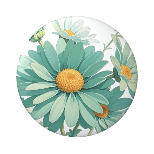 Anstecknadeln mit Gänseblümchen, 6,1 cm, rund, Metall, für Bastelbedarf, Weihnachten, Party, Projekte, Mintgrün, 12 Stück Anstecknadeln mit Gänseblümchen, 6,1 cm, rund, Metall, für Bastelbedarf, Weihnachten, Party, Projekte, Mintgrün, 12 Stück von STVYUKL