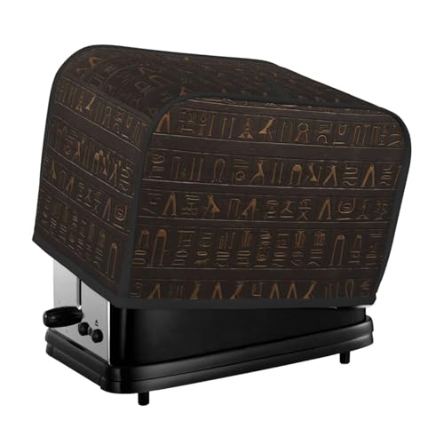 Antike ägyptische Hieroglyphe 2 Scheiben Toaster-Abdeckungen, gesteppte Abdeckung für Brotbackmaschine, kleine Geräteabdeckung mit Griff für Zuhause, Tisch, Küche, Dekor Antike ägyptische Hieroglyphe 2 Scheiben Toaster-Abdeckungen, gesteppte Abdeckung für Brotbackmaschine, kleine Geräteabdeckung mit Griff für Zuhause, Tisch, Küche, Dekor von STVYUKL
