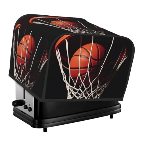 Basketball-Toaster-Abdeckungen für 4 Scheiben, gesteppt, für Brot, kleine Geräte, mit Griff, für Zuhause, Tisch, Küche, Dekoration von STVYUKL