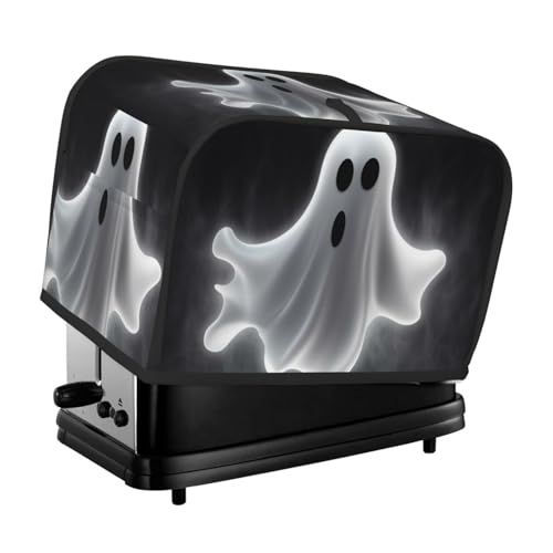 Black And Halloween Ghost 2 Slice Toaster Covers Quilted Bread Maker Cover Small Appliance Cover With Handle For Home Table Kitchen Decor Black And Halloween Ghost 2 Slice Toaster Covers Quilted Bread Maker Cover Small Appliance Cover With Handle For Home Table Kitchen Decor von STVYUKL