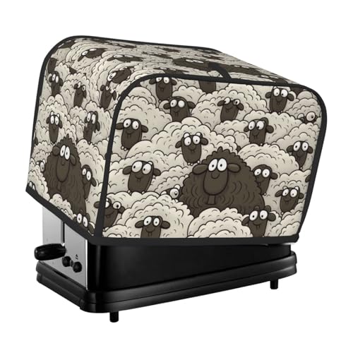 Cartoon-Abdeckung für Toaster, 2 Scheiben, gesteppt, für kleine Geräte, mit Griff, für Zuhause, Tisch, Küche, Dekoration Cartoon-Abdeckung für Toaster, 2 Scheiben, gesteppt, für kleine Geräte, mit Griff, für Zuhause, Tisch, Küche, Dekoration von STVYUKL
