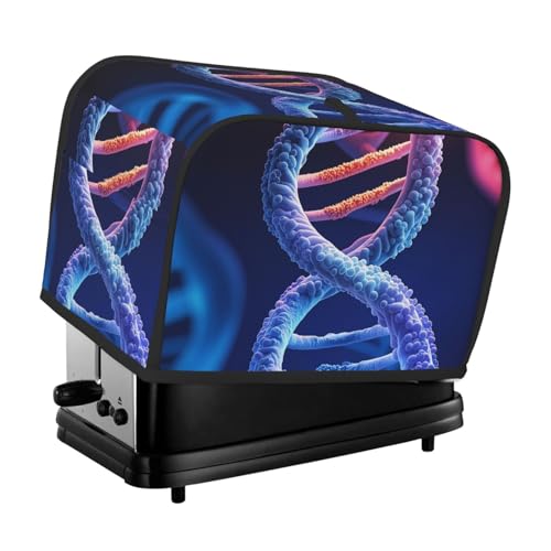 DNA Genetic Helix 2 Scheiben Toaster-Abdeckungen, gesteppte Brotbackmaschinen-Abdeckung, kleine Geräteabdeckungen mit Griff, Toaster, Staubschutz für Zuhause, Tisch, Küche, Dekor DNA Genetic Helix 2 Scheiben Toaster-Abdeckungen, gesteppte Brotbackmaschinen-Abdeckung, kleine Geräteabdeckungen mit Griff, Toaster, Staubschutz für Zuhause, Tisch, Küche, Dekor von STVYUKL