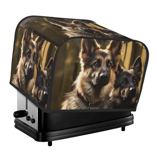 Deutscher Schäferhund, 4 Scheiben, Toaster-Abdeckungen, gesteppte Abdeckung für kleine Geräte, mit Griff, für Zuhause, Tisch, Küche, Dekoration Deutscher Schäferhund, 4 Scheiben, Toaster-Abdeckungen, gesteppte Abdeckung für kleine Geräte, mit Griff, für Zuhause, Tisch, Küche, Dekoration von STVYUKL