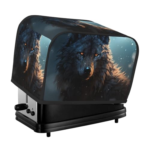Fantasy Wolf 2 Scheiben Toaster Abdeckungen Gesteppte Brotbackmaschine Abdeckung Kleine Geräteabdeckung mit Griff für Zuhause Tisch Küche Dekor Fantasy Wolf 2 Scheiben Toaster Abdeckungen Gesteppte Brotbackmaschine Abdeckung Kleine Geräteabdeckung mit Griff für Zuhause Tisch Küche Dekor von STVYUKL