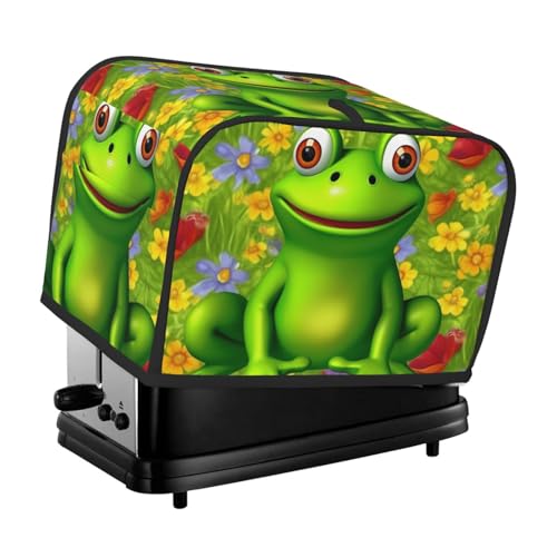 Frosch 2 Scheiben Toaster Abdeckungen Gesteppte Brotbackmaschine Abdeckung Kleine Geräteabdeckung mit Griff für Zuhause Tisch Küche Dekor Frosch 2 Scheiben Toaster Abdeckungen Gesteppte Brotbackmaschine Abdeckung Kleine Geräteabdeckung mit Griff für Zuhause Tisch Küche Dekor von STVYUKL
