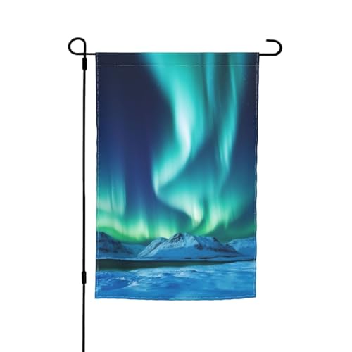 Gartenflagge, 30,5 x 45,7 cm, doppelseitig, Bauernhaus-Flagge, Nordlichter, saisonales Outdoor-Banner für Frühling, Sommer, Rasen, Veranda, Heimdekoration, kleine Gartenflagge Gartenflagge, 30,5 x 45,7 cm, doppelseitig, Bauernhaus-Flagge, Nordlichter, saisonales Outdoor-Banner für Frühling, Sommer, Rasen, Veranda, Heimdekoration, kleine Gartenflagge von STVYUKL