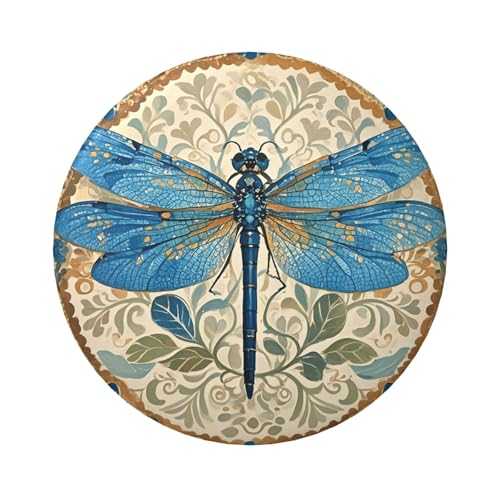 Handbemalte blaue Libellen-Knopfnadeln, 6,1 cm, rund, Metall, personalisierte Bild-, Foto-Anstecknadeln, Set für Bastelbedarf, Weihnachten, DIY-Projekte, 20 Stück Handbemalte blaue Libellen-Knopfnadeln, 6,1 cm, rund, Metall, personalisierte Bild-, Foto-Anstecknadeln, Set für Bastelbedarf, Weihnachten, DIY-Projekte, 20 Stück von STVYUKL