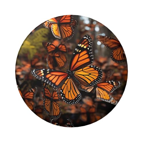 Monarch-Schmetterlinge, Knopfnadeln, 6,1 cm, rund, Metall, personalisierbar, Bild, Foto, Anstecknadel-Set für Bastelbedarf, Weihnachten, DIY-Projekte, 12 Stück Monarch-Schmetterlinge, Knopfnadeln, 6,1 cm, rund, Metall, personalisierbar, Bild, Foto, Anstecknadel-Set für Bastelbedarf, Weihnachten, DIY-Projekte, 12 Stück von STVYUKL
