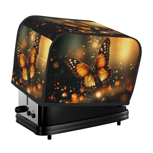 Orange Butterfly 2 Scheiben Toaster Abdeckungen Gesteppte Brotbackmaschine Abdeckung Kleine Geräte Abdeckung mit Griff für Zuhause Tisch Küche Dekor Orange Butterfly 2 Scheiben Toaster Abdeckungen Gesteppte Brotbackmaschine Abdeckung Kleine Geräte Abdeckung mit Griff für Zuhause Tisch Küche Dekor von STVYUKL