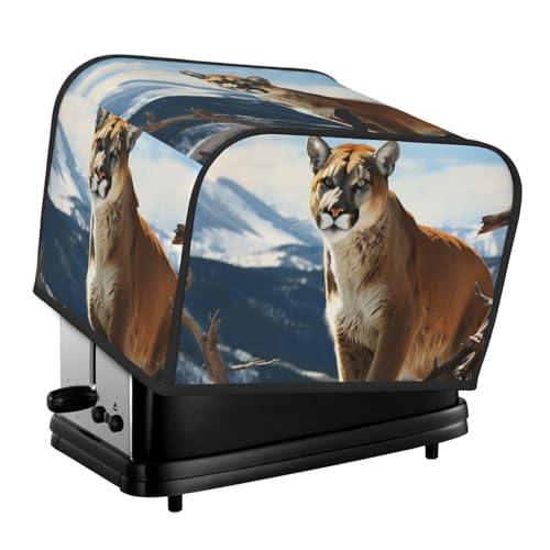 Panther Mountain Lion 4 Scheiben Toaster Abdeckungen Gesteppte Brotbackmaschine Abdeckung Kleine Geräteabdeckung mit Griff für Zuhause Tisch Küche Dekor Panther Mountain Lion 4 Scheiben Toaster Abdeckungen Gesteppte Brotbackmaschine Abdeckung Kleine Geräteabdeckung mit Griff für Zuhause Tisch Küche Dekor von STVYUKL
