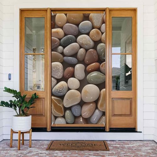 Petoskey Türabdeckungs-Dekorationen, 80 x 180 cm, Stein-Tür-Banner, Hintergrund, saisonale Veranda, Türschild, Foto-Hintergrund, Party-Dekoration für drinnen und draußen, Garten, hängende Banner Petoskey Türabdeckungs-Dekorationen, 80 x 180 cm, Stein-Tür-Banner, Hintergrund, saisonale Veranda, Türschild, Foto-Hintergrund, Party-Dekoration für drinnen und draußen, Garten, hängende Banner von STVYUKL