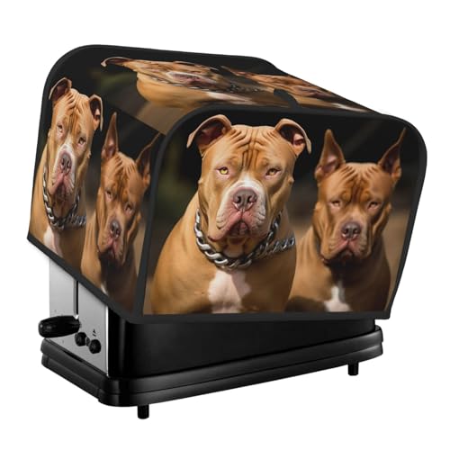 Pitbull Hunde-Toaster-Abdeckungen, gesteppt, für kleine Geräte, mit Griff, für Zuhause, Tisch, Küche, Dekoration Pitbull Hunde-Toaster-Abdeckungen, gesteppt, für kleine Geräte, mit Griff, für Zuhause, Tisch, Küche, Dekoration von STVYUKL