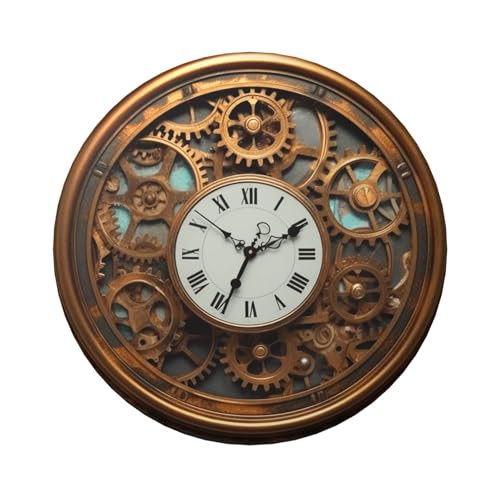 Rusty Steampunk-Uhrknopfnadeln, 6,1 cm, rund, Metall, personalisiertes Bild, Foto, Anstecknadel-Set für Bastelbedarf, Weihnachten, DIY-Projekte, 12 Stück Rusty Steampunk-Uhrknopfnadeln, 6,1 cm, rund, Metall, personalisiertes Bild, Foto, Anstecknadel-Set für Bastelbedarf, Weihnachten, DIY-Projekte, 12 Stück von STVYUKL